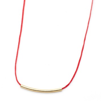 Necklace "Minimal Little Bar S G"