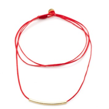 Necklace "Minimal Little Bar S G"