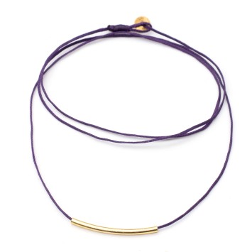 Necklace "Minimal Little Bar S G"