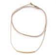 Necklace "Minimal Little Bar S G"