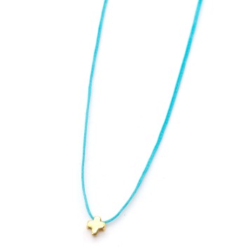 Necklace "Little Cross Mini Mini G"