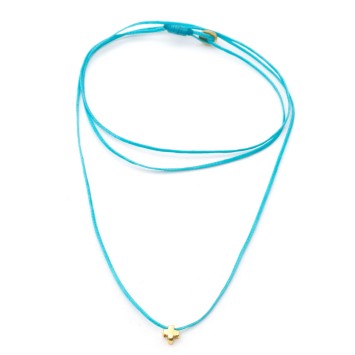 Necklace "Little Cross Mini Mini G"