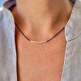 Necklace "Minimal Little Bar S"