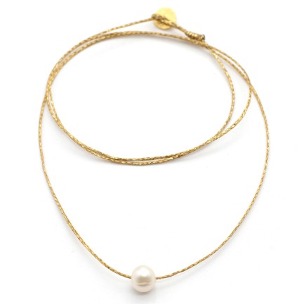 Necklace "My Minimal Pearl"