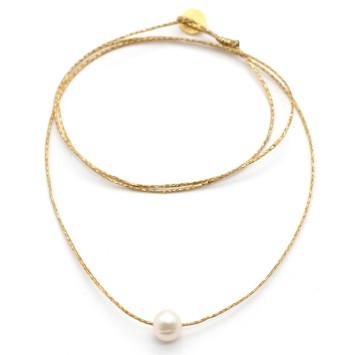 Necklace "My Minimal Pearl"