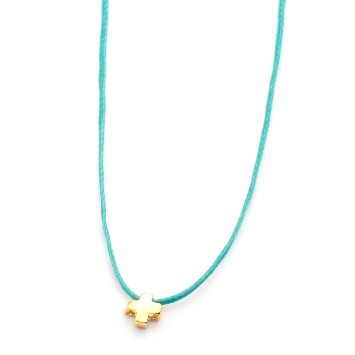 Necklace "Little Cross Mini Mini G"