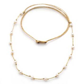 Necklace "Pearl Drops"