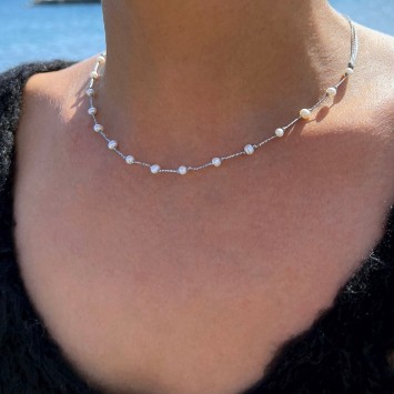 Necklace "Pearl Drops"