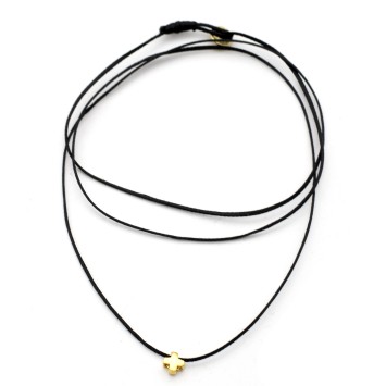 Necklace "Little Cross Mini Mini G"