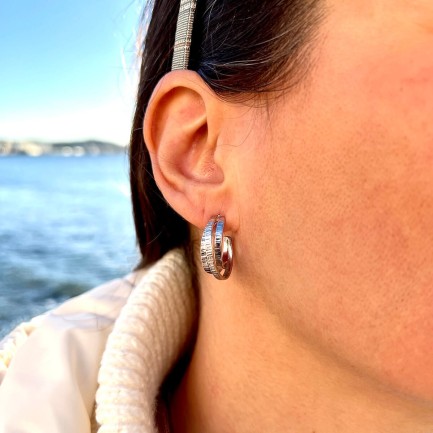 Σκουλαρίκια "3 καμπύλες"