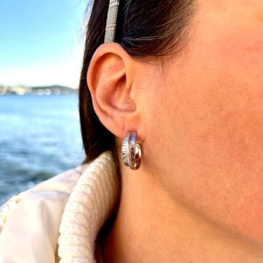 Σκουλαρίκια "3 καμπύλες"