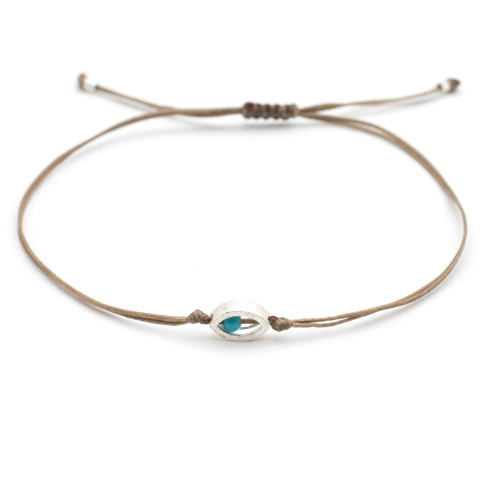Bracelet "Minimal Little Evil Eye"