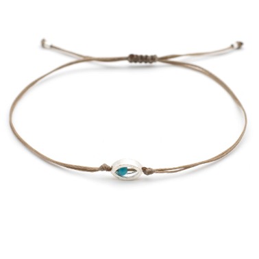 Bracelet "Minimal Little Evil Eye"