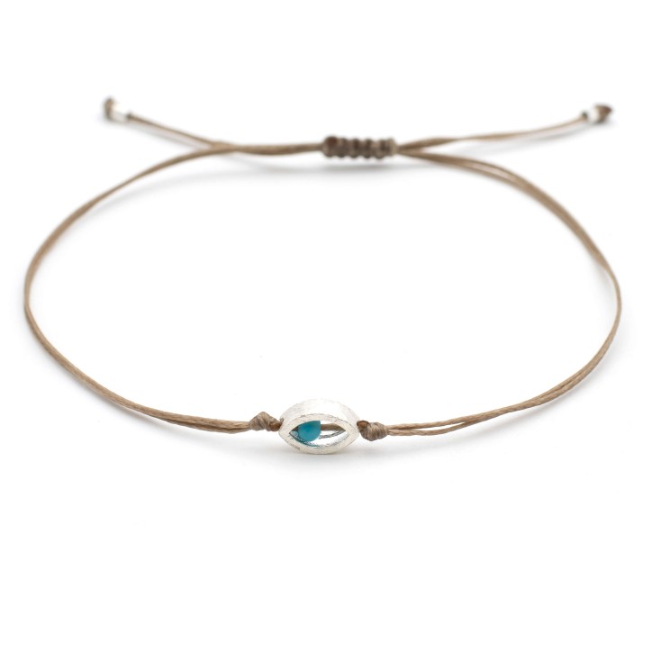 Bracelet "Minimal Little Evil Eye"