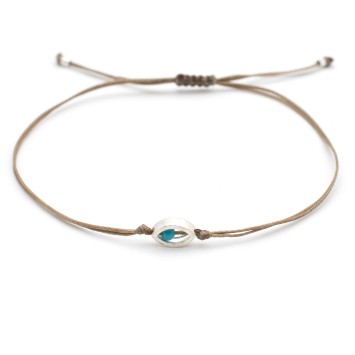 Bracelet "Minimal Little Evil Eye"