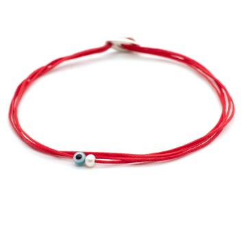 Bracelet "Little Evil eye Little Pearl"