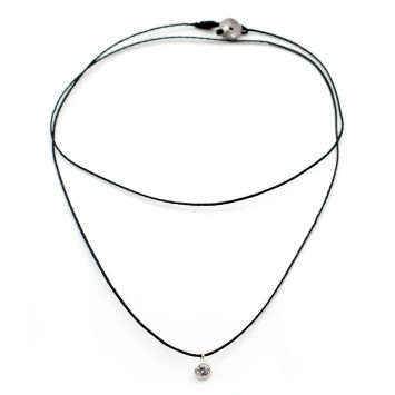 Necklace "Solitaire Minimal"