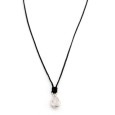 Necklace "Solitaire Minimal Tear"