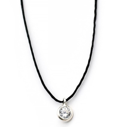 Necklace "Solitaire Minimal"