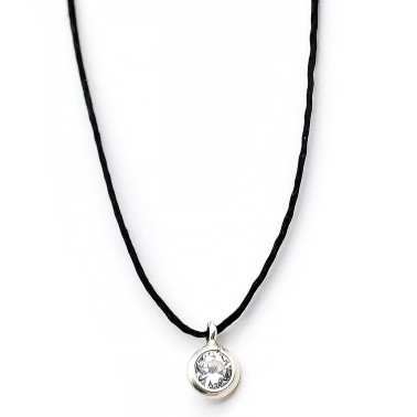 Κολιέ "Μονοπετράκι Μίνιμαλ"