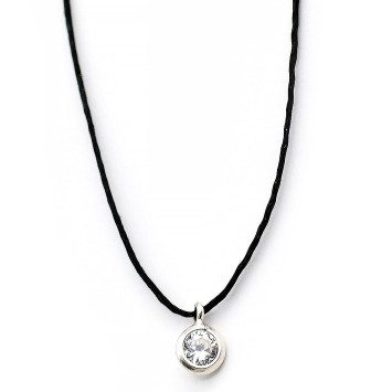 Necklace "Solitaire Minimal"