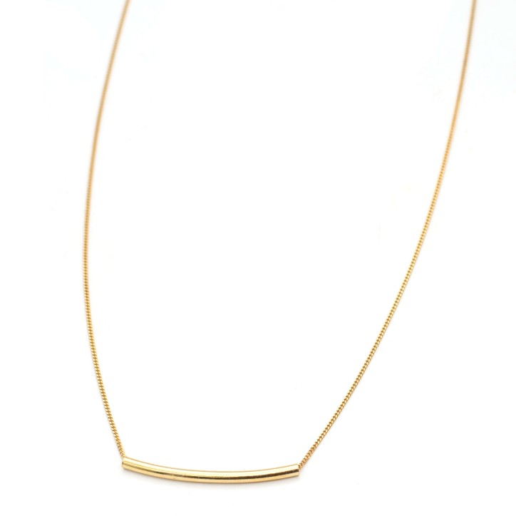 Necklace "Minimal Little Bar S G CH"