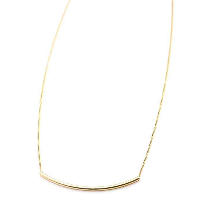Necklace "Minimal Little Bar S G CH"