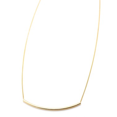 Necklace "Minimal Little Bar S G CH"