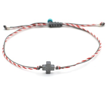 Bracelet "Martaki - Cross M ΑΙΜ"