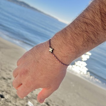 Bracelet "Martaki - Cross M ΑΙΜ"