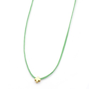 Necklace "Little Cross Mini Mini G"