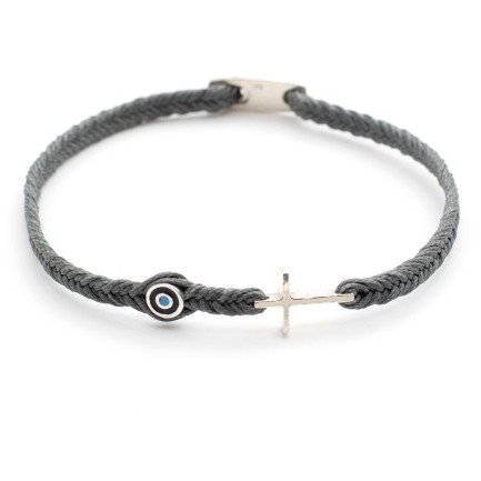 Bracelet "The S Cross Evil Eye"