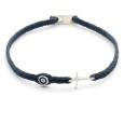 Bracelet "The S Cross Evil Eye"
