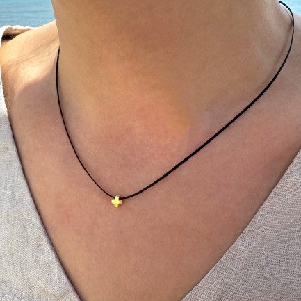 Necklace "Little Cross Mini Mini G"