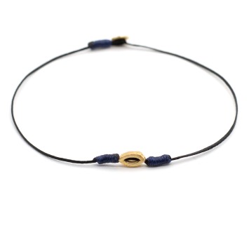 Bracelet "Minimal Little Evil Eye S G"
