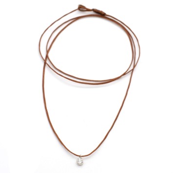 Necklace "Solitaire Minimal"