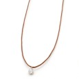 Necklace "Solitaire Minimal"