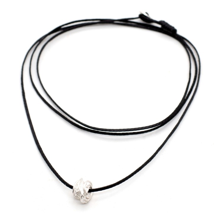 Necklace "Minimal Little Wire R"