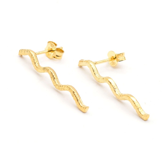 Earrings - Zig Zag G - Studs Earrings - Zig Zag G - Studs