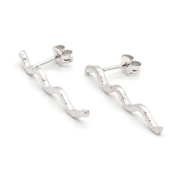 Earrings - Zig Zag - Studs