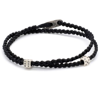 Βραχιόλι "Lucky Strike" - Μαύρο