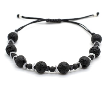 Bracelet "Volcanic Black"