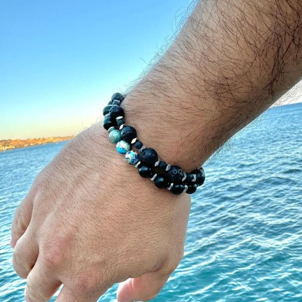 Βραχιόλι "Volcanic Black"