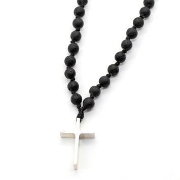 Κολιέ/Ροζάριο "Σταυρός Μ"