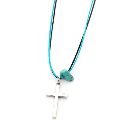 Necklace "Cross VZ"