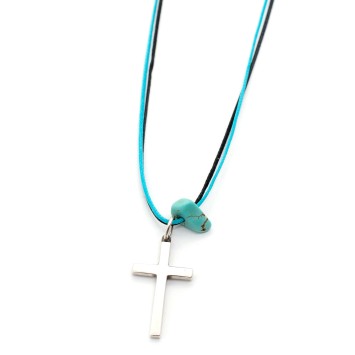 Necklace "Cross VZ"
