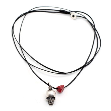 Necklace "Skeleton Head SP"