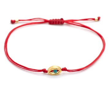 Bracelet "Minimal Little Evil Eye G"