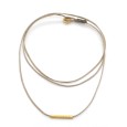 Necklace "Minimal Little Bar Ζ G"