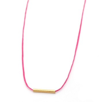 Necklace "Minimal Little Bar Ζ G"